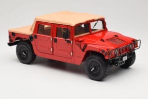 Hummer H1 Soft Top Rouge Exoto 1:18 01805 Métal — image 6 sur 8