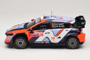 Hyundai i20 N Rally1 #8 Hyundai Shell Mobis WRT O. Tanak / M. Jarveoja Rally Chile 2024 IXO 1:18 18RMC223 Métal — image 3 sur 6