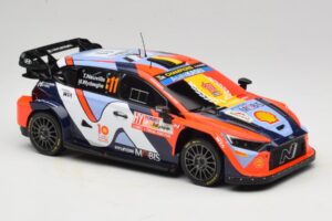 Hyundai i20 N Rally1 #11 T. Neuville / M. Wydaeghe Rally Japan WRC World Champion 2024 IXO 1:18 18RMC228 Métal — image 4 sur 6