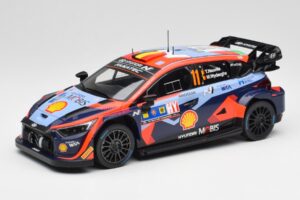 Hyundai i20 N Rally1 WRC #11 T. Neuville / M. Wydaeghe Central European Rally Winner 2023 IXO 1:18 18RMC193 Métal