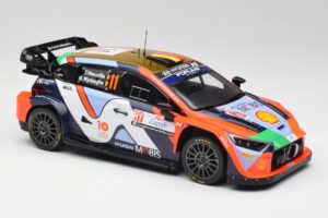 Hyundai i20 N Rally1 #11 T. Neuville / M. Wydaeghe Rally Croatia 2024 IXO 1:18 18RMC203 Métal — image 4 sur 6