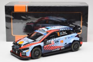 Hyundai i20 N Rally1 WRC #8 O. Tänak / M. Järveoja Rally Monte Carlo Night Version 2024 IXO 1:18 18RMC195 Métal — image 6 sur 6