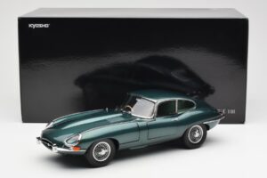 Jaguar E-Type 3.8 Series 1 Vert Foncé Kyosho 1:18 08954DG Métal — image 8 sur 8