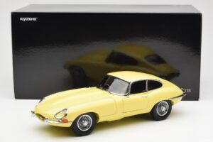 Jaguar E-Type 3.8 Series 1 Jaune Clair Kyosho 1:18 08954LY Métal — image 8 sur 8