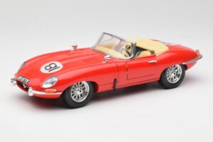 Jaguar E-Type Cabriolet Rouge Bburago 1:18 3016 Métal