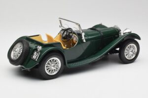 Jaguar SS 100 Roadster Vert Bburago 1:18 3006 Métal — image 3 sur 8