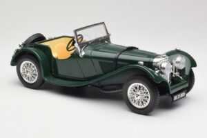 Jaguar SS 100 Roadster Vert Bburago 1:18 3006 Métal — image 6 sur 8