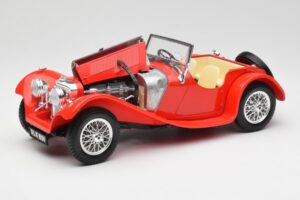 Jaguar SS 100 Rouge Bburago 1:18 3006-M1 Métal — image 2 sur 8