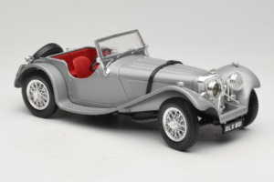 Jaguar SS100 Argent Bburago 1:18 3006-M2 Métal — image 4 sur 6