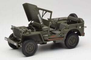 Jeep Willys Vert Militaire Gate 1:18 1061 Métal — image 2 sur 8