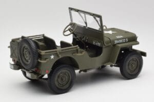 Jeep Willys Vert Militaire Gate 1:18 1061 Métal — image 3 sur 8
