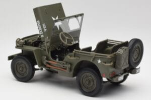 Jeep Willys Vert Militaire Gate 1:18 1061 Métal — image 5 sur 8