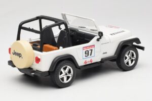 Jeep Wrangler Rallye #97 Beige Solido 1:18 9012 Métal — image 2 sur 6