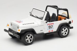 Jeep Wrangler Rallye #97 Beige Solido 1:18 9012 Métal
