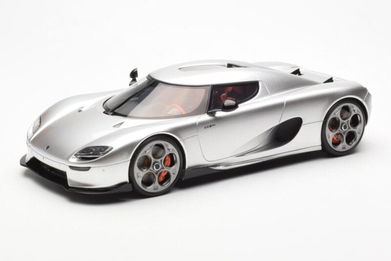 Koenigsegg CC850 Moon Silver GT Spirit 1:18 GT452 Résine