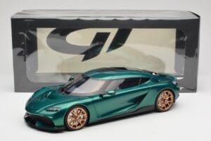 Koenigsegg Gemera Racing Green GT Spirit 1:18 GT888 Résine — image 5 sur 5