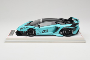 Lamborghini Aventador Liberty Walk LB-Silhouette WORKS GT Evo Vert Menthe IVY 1:18 REMC001 Résine