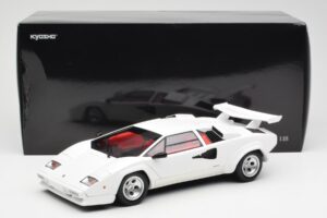 Lamborghini Countach LP500S Blanc Kyosho 1:18 08320E Métal — image 8 sur 8