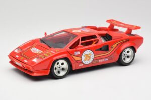 Lamborghini Countach Rouge Bburago 1:18 3047 Métal
