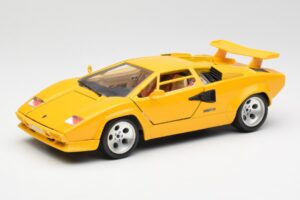 Lamborghini Countach Jaune Bburago 1:18 3037 Métal