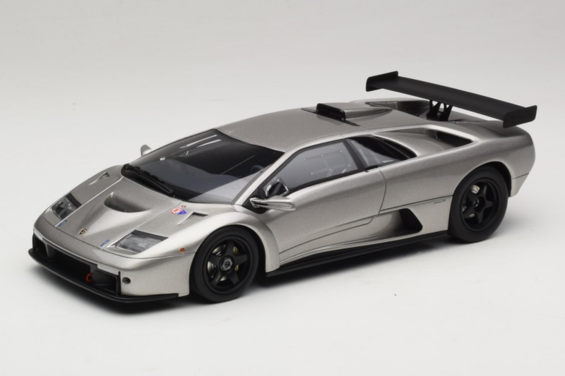 Lamborghini Diablo GT-R Argent Kyosho 1:18 KSR18509S Résine