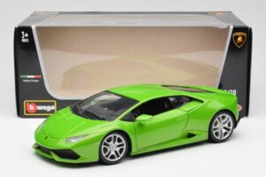 Lamborghini Huracan LP610-4 Vert Bburago 1:18 18-11038 Métal — image 8 sur 8