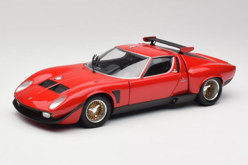 Lamborghini Miura SVR Rouge & Noir Kyosho 1:18 08319R Métal