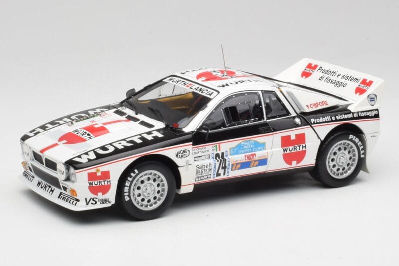 Lancia 037 #1 G. Cunico / E. Bartolich Targa Florio Winner 1983 Kyosho 1:18 08302H Métal