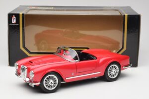 Lancia Aurelia B24 Spider Rouge Bburago 1:18 3010 Métal — image 8 sur 8