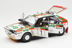 Lancia Delta HF 4WD #1 D. Cerrato Totip Rally Targa Florio 1987 Kyosho 1:18 08960C Métal — image 2 sur 8