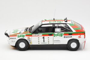 Lancia Delta HF 4WD #1 D. Cerrato Totip Rally Targa Florio 1987 Kyosho 1:18 08960C Métal — image 4 sur 8