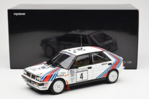 Lancia Delta HF 4WD #4 M. Alen / I. Kivimaki Martini Rally 1000 Lakes 1987 Kyosho 1:18 08960B Métal — image 8 sur 8