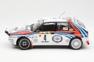 Lancia Delta HF Integrale Evo Martini #4 D. Auriol / B. Occelli Winner Rally Monte Carlo 1992 Kyosho 1:18 08348A Métal — image 4 sur 8