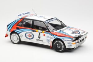 Lancia Delta HF Integrale Evo Martini #4 D. Auriol / B. Occelli Winner Rally Monte Carlo 1992 Kyosho 1:18 08348A Métal — image 6 sur 8