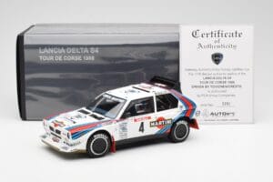 Lancia Delta S4 Martini #4 H. Toivonen / S. Cresto Rally Tour de Corse 1986 AUTOart 1:18 88620 Métal — image 8 sur 8
