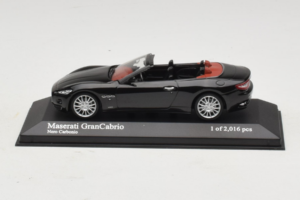 Maserati GranCabrio Noir Métallisé Minichamps 1:43 400123930 Métal