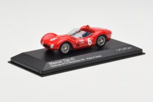 Maserati Tipo 61 #6 R. Penske SCCA National Race Meadowdale 1961 Minichamps 1:43 400611206 Métal — image 2 sur 4