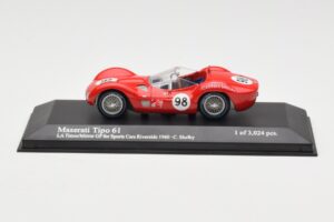 Maserati Tipo 61 #98 C. Shelby Times Mirror Grand Prix Riverside 1960 Minichamps 1:43 400601298 Métal