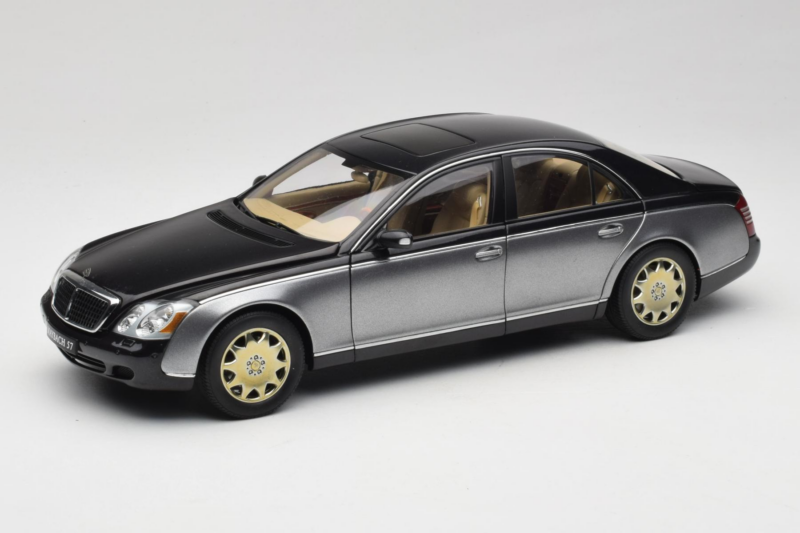 Maybach 57 SWB Caspian Black Himalayas Grey AUTOart 1:18 76151 Métal