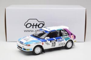 Mazda 323 GTX #10 T. Makinen / S. Harjanne 1000 Lakes Rally 1991 Otto 1:18 OT1099 Résine — image 6 sur 6