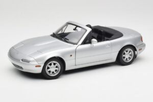 Mazda MX-5 Miata NA Highlight Argent Gate 1:18 1015 Métal