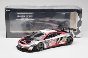McLaren 12C GT3 Hexis Racing #107 O. Panis / F. Cazenave 24 Hours of Spa 2013 Minichamps 1:18 151131397 Métal — image 6 sur 6