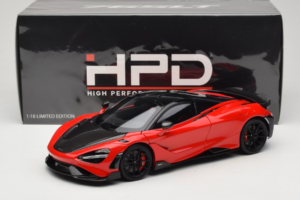 McLaren 765LT Rouge HPD 1:18 HPD18006 Métal — image 8 sur 8