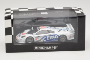 McLaren F1 GTR #9 Fina P. Kox / R. Ravaglia / A. Montermini 24 Hours of Le Mans 1997 Minichamps 1:43 MCLAREN002 Métal — image 5 sur 5