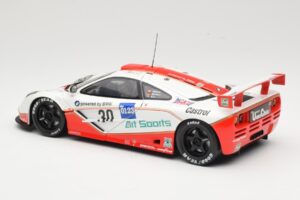 McLaren F1 GTR GT1 #30 West Competition J. Nielsen 1996 UT Models 1:18 39624 Métal — image 7 sur 8