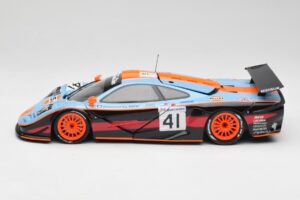 McLaren F1 GTR Gulf #41 P. Gounon / S. Oloffson 24 Hours of Le Mans 1997 Minichamps 1:18 530133741 Métal — image 4 sur 8