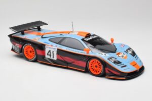 McLaren F1 GTR Gulf #41 P. Gounon / S. Oloffson 24 Hours of Le Mans 1997 Minichamps 1:18 530133741 Métal — image 6 sur 8