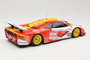 McLaren F1 GTR Gulf Team Davidoff #40 D. O'Rourke / G. Sugden / J. Auberlein 24 Hours of Le Mans 1998 Minichamps 1:18 5301338 — image 3 sur 8