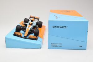 McLaren MCL35M #4 L. Norris 3rd Place Monaco GP 2021 Minichamps 1:18 533212402 Métal — image 6 sur 6