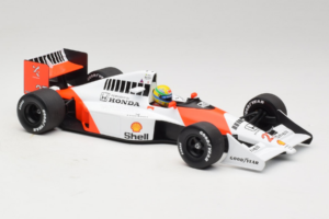 McLaren MP4/5B Honda #27 A. Senna Marlboro McLaren F1 World Champion 1990 Minichamps 1:18 540901827 Métal — image 4 sur 7